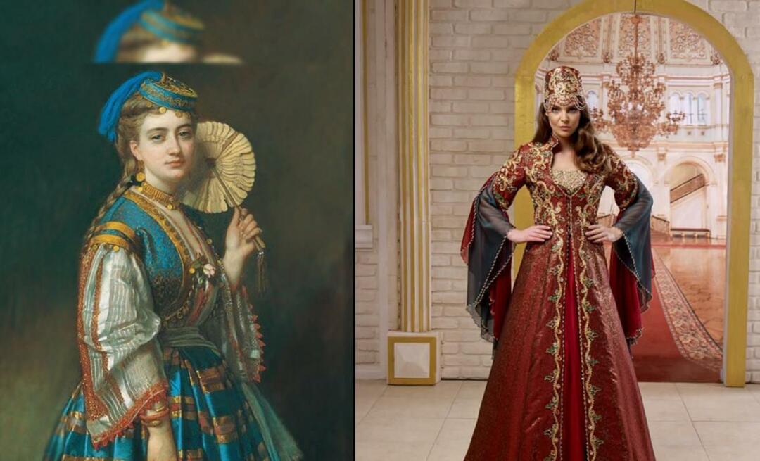 Какви са били женските дрехи в Османския дворец през 18-ти и 19-ти век? 