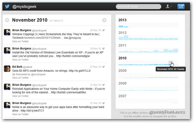 Как да изтеглите и използвате целия си архив от Twitter Twitter