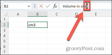 подчертаващ текст в Excel