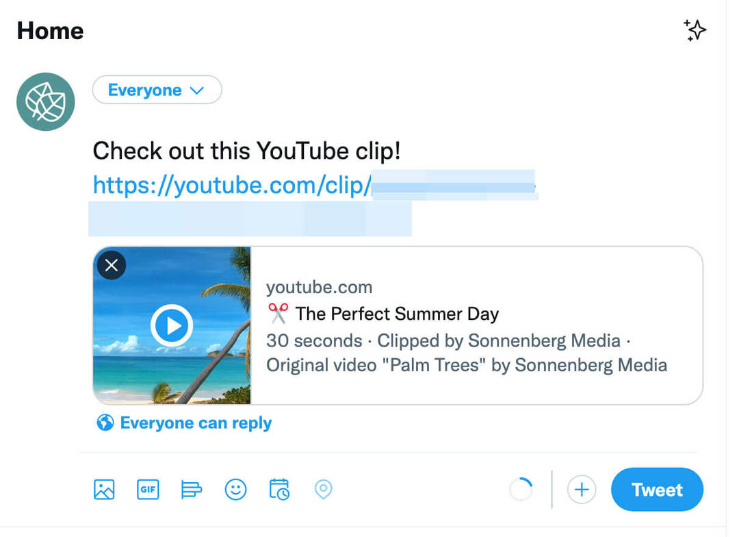 как да създадете-клипове-youtube-споделяне-на-други-социални-медийни-платформи-twitter-нов-туит-стъпка-17