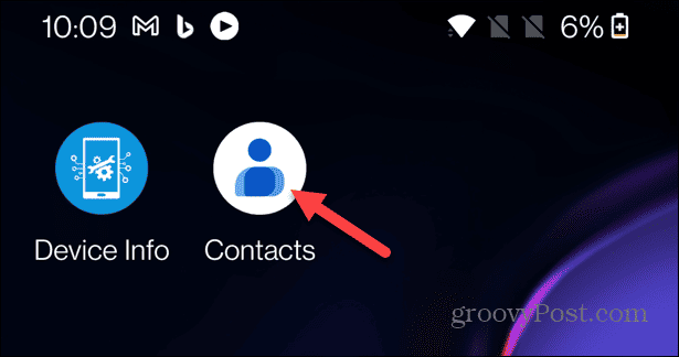 Добавете контакти към началния екран на Android