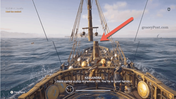 Пример за разкъсване на екрана в Assassins Creed Odyssey