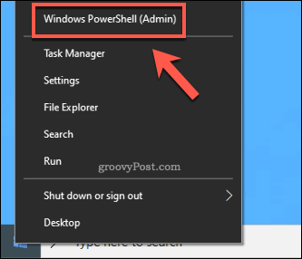 Windows стартирайте PowerShell