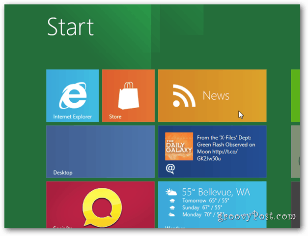 Новини за Windows 8 Metro Desktop