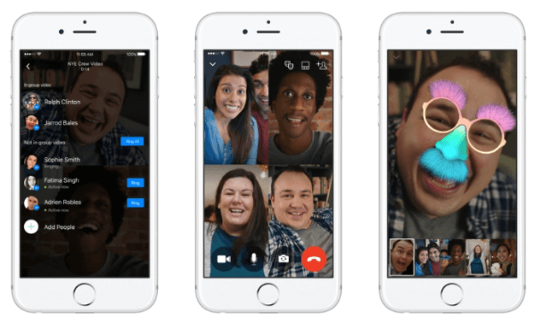 Facebook Messenger въвежда функцията за групов видеочат в Android, iOS и Web.