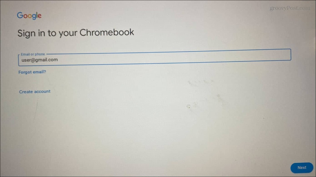 Добавете потребител на Chromebook