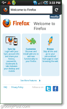 Firefox на android