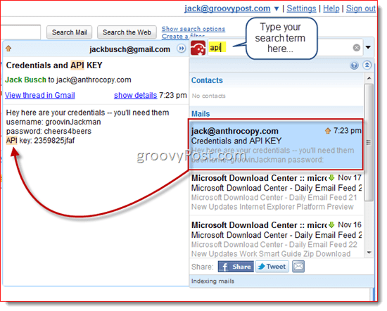 CloudMagic преглед: Незабавно търсене в Gmail в множество профили