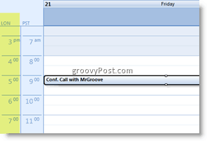 Календар на Outlook 2007