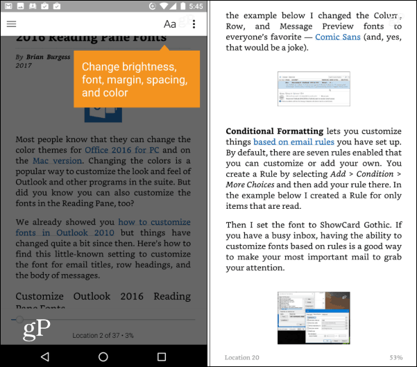 Как да запишете статии от Safari в iOS директно в библиотеката си Kindle
