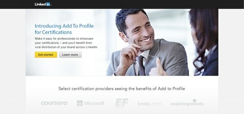 linkedin добавяне към профил за сертифициране
