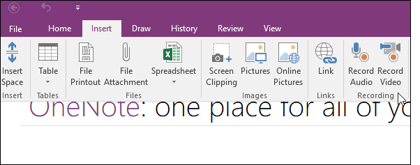 Запис с OneNote