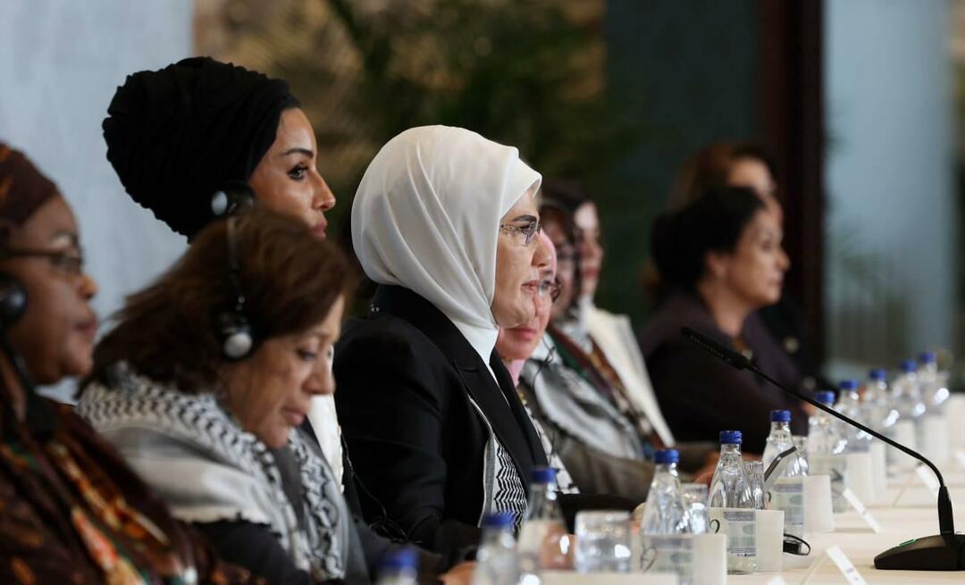Споделяне на едно сърце за Палестина от първата дама Ердоган! „Решени сме да продължим нашата солидарност!