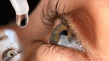 Нарушават ли бързо мехлем и капки за очи? Diyanet обясни: Капването на лекарства върху окото ...