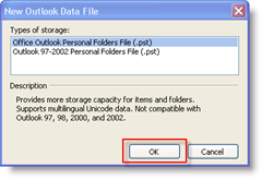 Създайте нов файл с данни на Outlook:: groovyPost.com