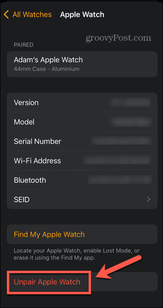 приложение за гледане раздвоете Apple Watch
