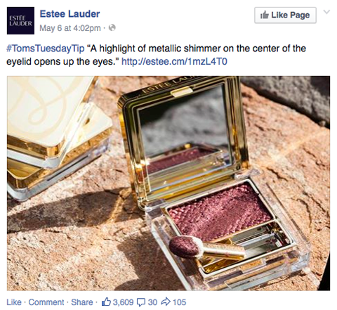 estée lauder #tomstuesdaytip публикация