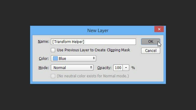 Cheat Photoshop Text Layer Transformations Проверете нов слой диалогов прозорец име цвят режим трансформация помощен слой създайте мамят