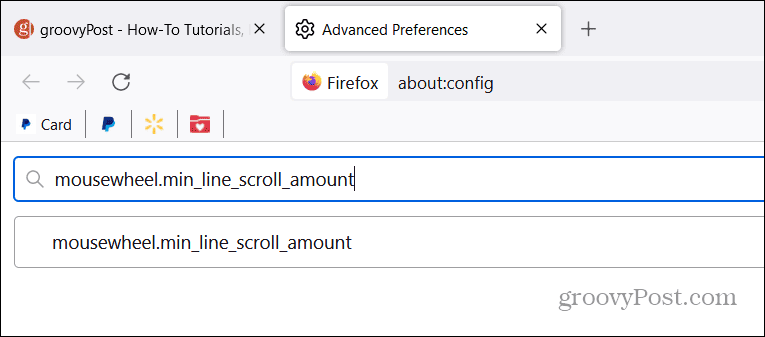 Промяна на скоростта на превъртане на Firefox