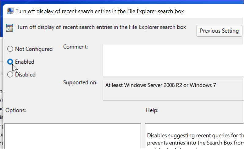 деактивирайте резултатите от търсенето в мрежата в Windows 11