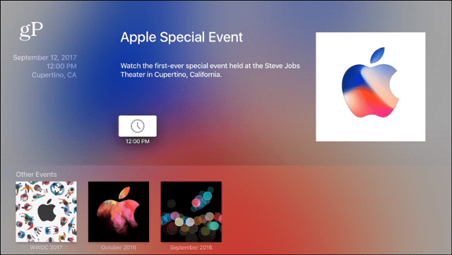 Apple специално събитие Apple TV