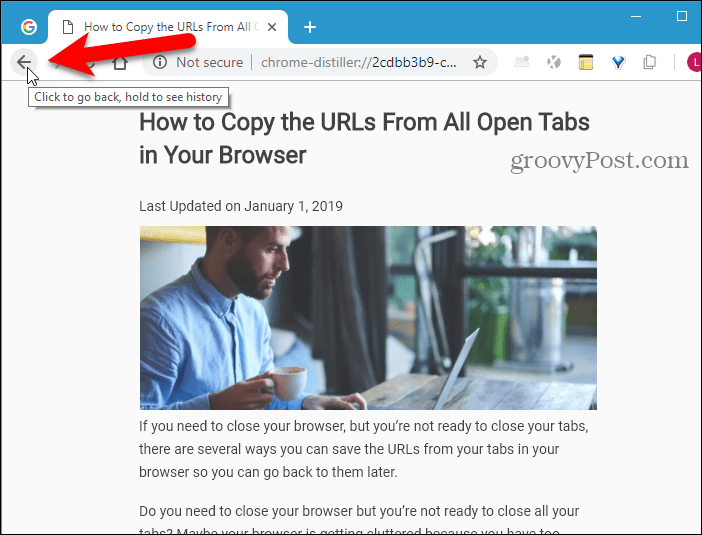 Дестилирана страница (Viewer View) в Chrome
