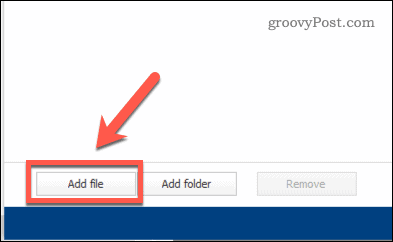 програма за изтриване на файлове добавяне на файл
