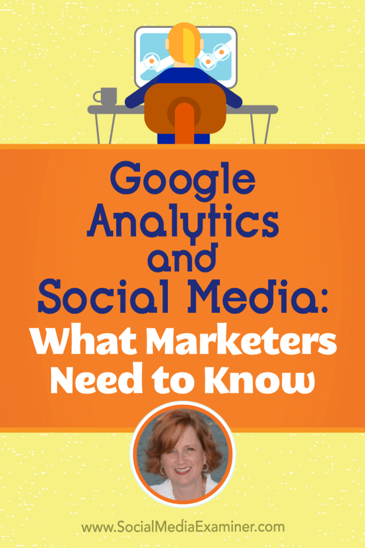 Google Analytics и социални медии: Какво трябва да знаят маркетинговите специалисти, включващи прозрения от Ани Кушинг в подкаста за маркетинг на социални медии.
