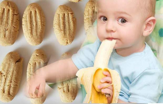 Рецепта за бебешка бисквита с банан