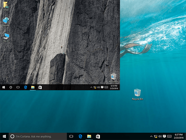 Спрете Windows 10 на иконите на работния плот да променят местоположението след обновяване на екрана