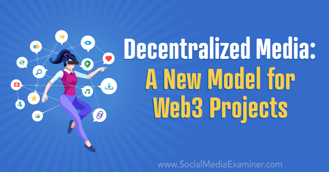 Децентрализирани медии: Нов модел за Web3 проекти: Изследовател на социални медии