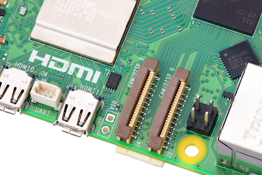 Raspberry Pi 5 Mini-HDMI портове