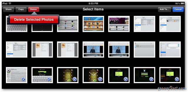 IOS 5: Партидно изтриване на снимки на вашия iPhone, iPad или iPod Touch