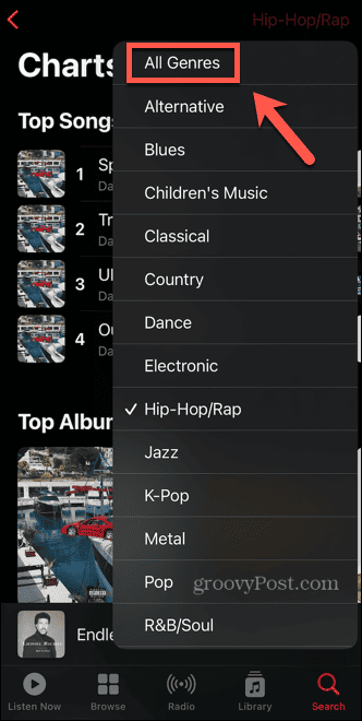 Apple Music класира всички жанрове