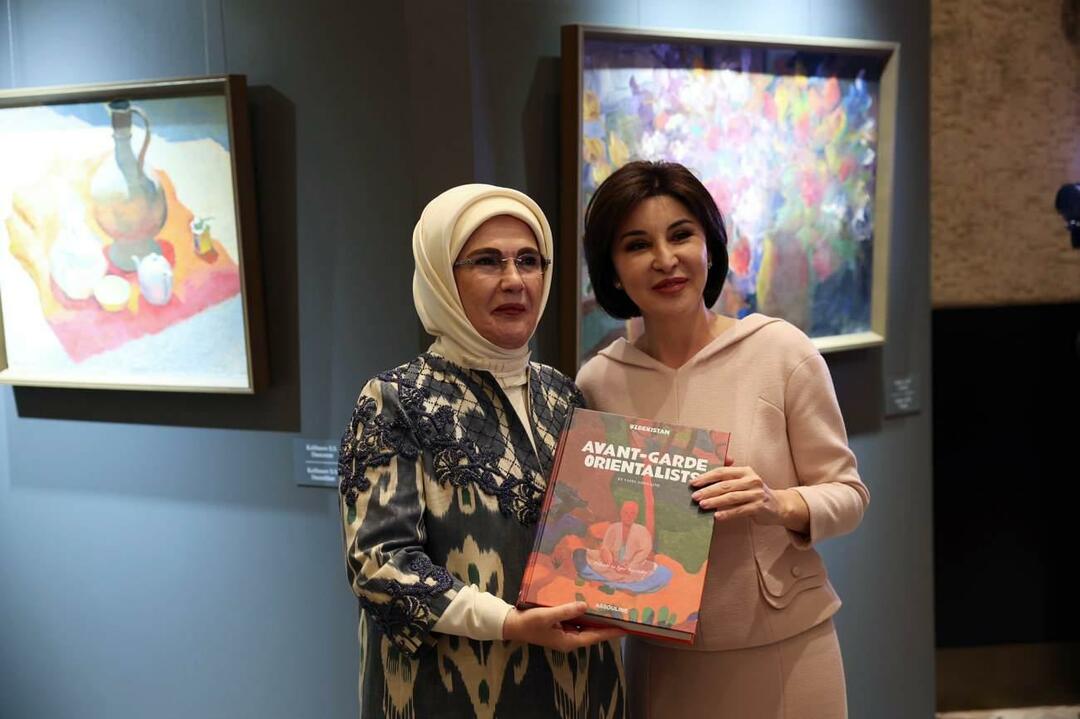 Посещението на Емине Ердоган в Самарканд! Посетих изложбата Цветовете на Узбекистан