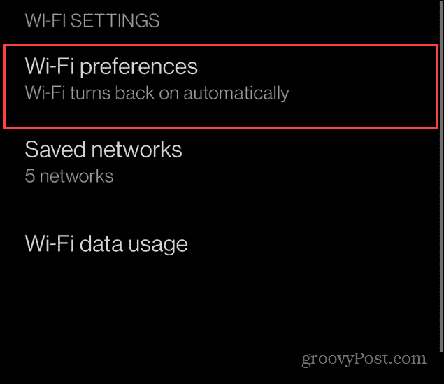 Автоматично включване на Android Wi-Fi