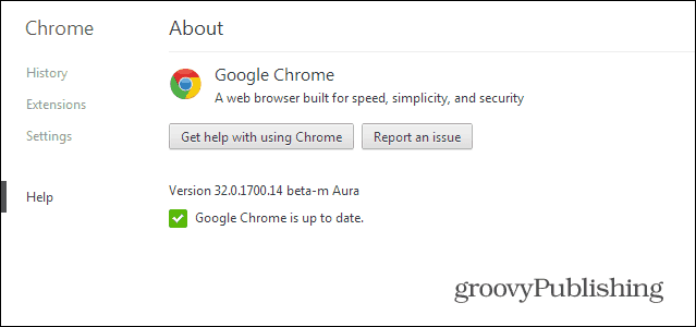 Бета канал на Chrome