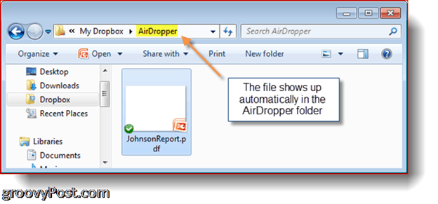 AirDropper се обединява с Dropbox за създаване на YouSendIt Killer