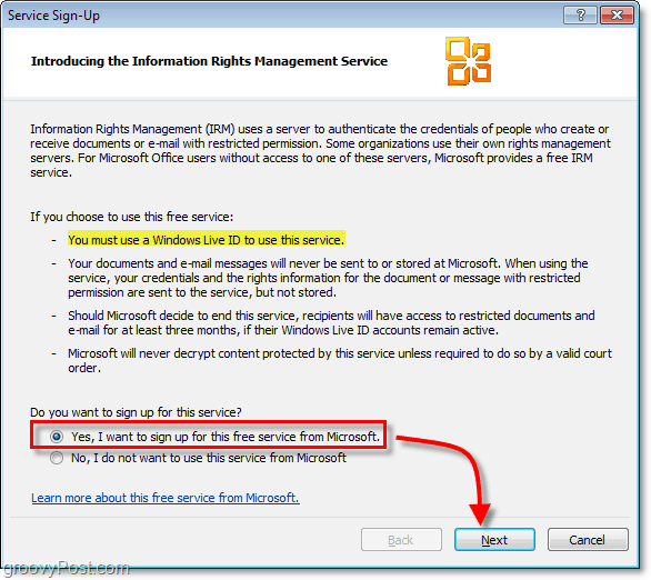 Как да използвате Outlook 2010 и Microsoft RMS за сигурна електронна поща