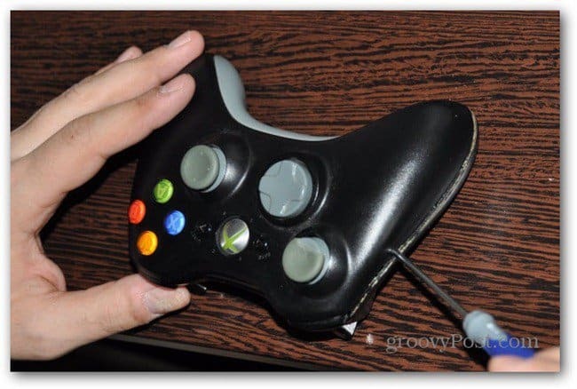 Промяна на аналогови чертежи на Xbox 360 на контролера, отделете случай на контролера
