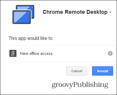 Разрешаване на Chrome Remote Desktop PC