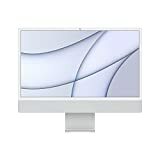 2021 Apple iMac (24-инчов, чип Apple M1 с 8-ядрен процесор и 7-ядрен графичен процесор, 8 GB RAM, 256 GB) - сребрист