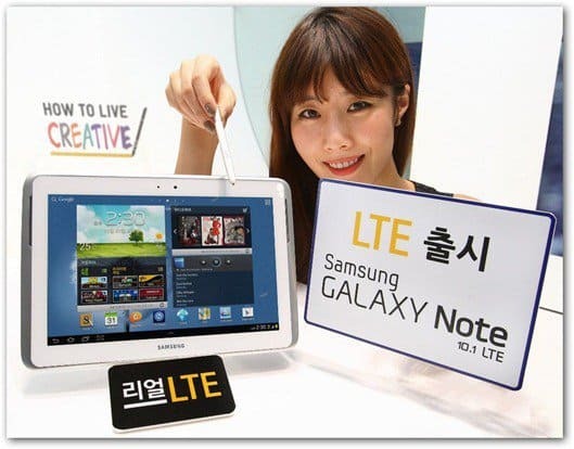 Samsung Galaxy Note 10.1 получава LTE версия, само в Корея