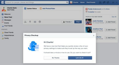 проверка на поверителността на facebook