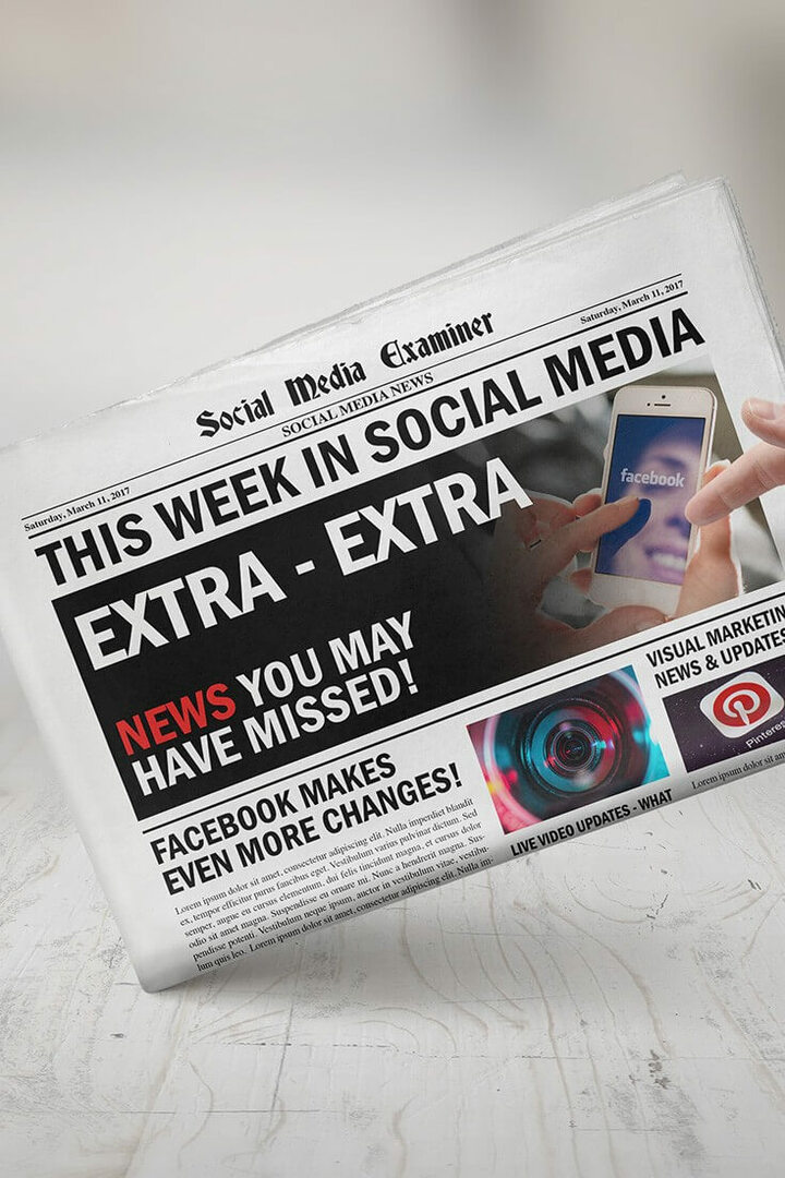 Facebook Messenger Day стартира в световен мащаб: Тази седмица в социалните медии: Social Media Examiner
