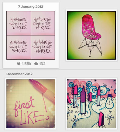 Sharpie Instagram снимки