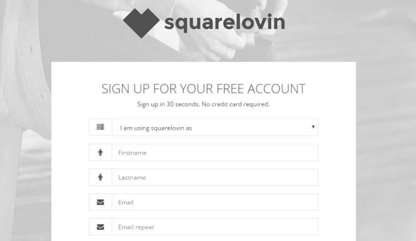 Регистрирайте се за безплатен акаунт в Squarelovin.