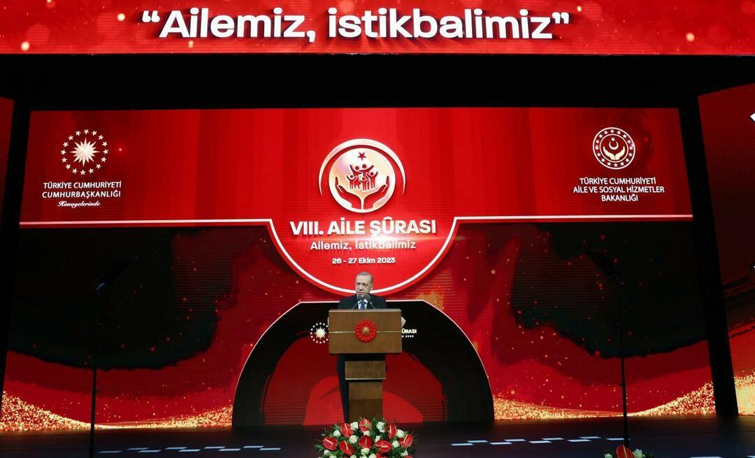 Реджеп Тайип Ердоган говори за семейството в века на Турция: Семейството е свещена структура, не можем да я повредим
