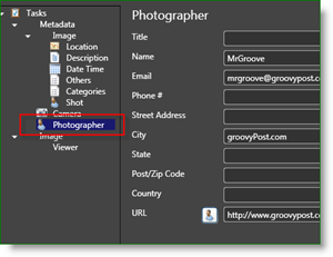 Фотографски фотографски инструменти на Microsoft Pro Photo Data:: groovyPost.com