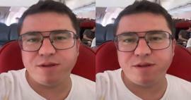 Трудните моменти на Ибрахим Бююкак в самолета! Изненадан от случилото се